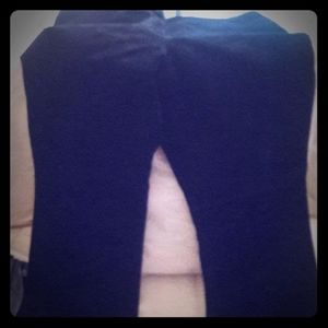 Black Suede Pants Size 18